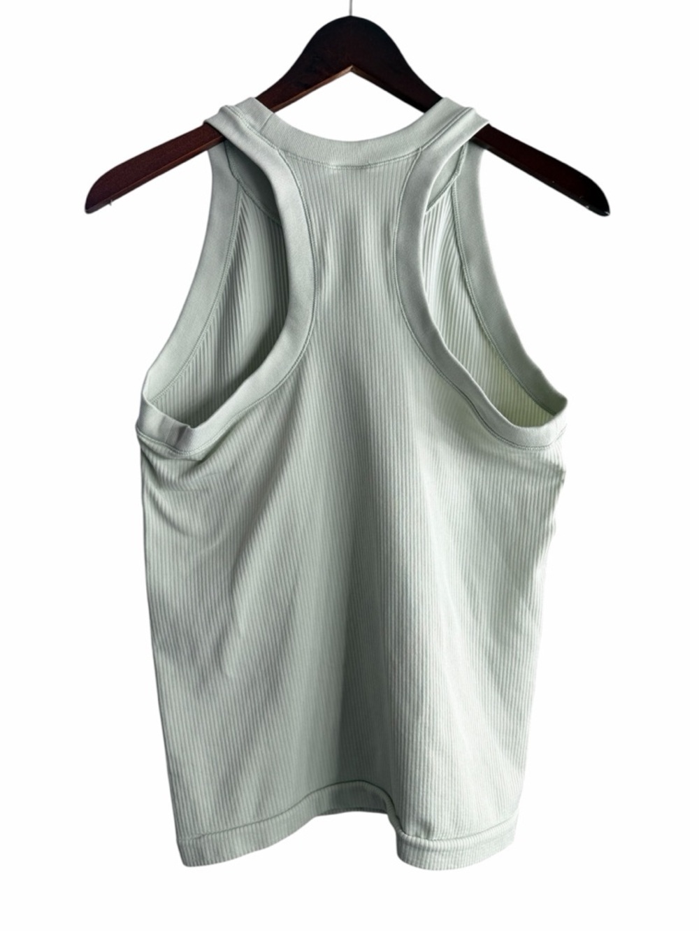Athleta Ribbed Racerback Tank - Sage Green - Picture 4 of 5